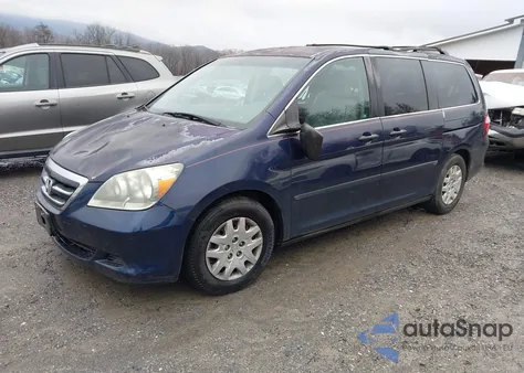 2007 Honda Odyssey Lx from USA, damaged, VIN 5FNRL38207B135626
